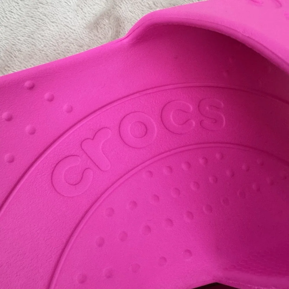 Crocs Slide Pink Crush M8 W10 Unisex Sandals 210088-6TW NWT